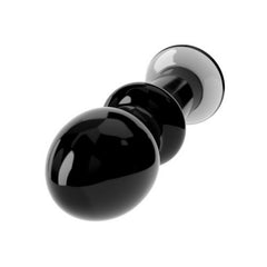 PLUG ANALE BLACK GLASS