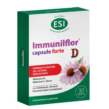 Esi Immunilflor Forte 30 Capsule Integratore per Difese Immunitarie con Vitamina D